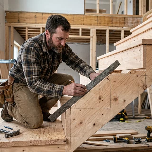 The Physics of a Staircase: Rise, Run, and Stringer Math